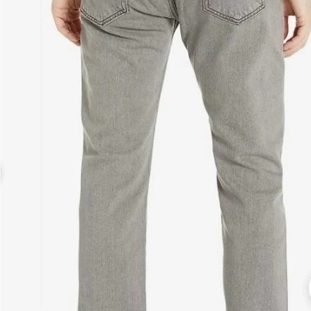 Levi 501 butterfly stone wash gray denim‎ jeans 38/32